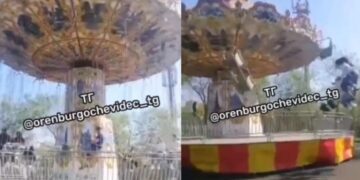 Η στιγμή που καταρρέει καρουζέλ: Τουλάχιστον είκοσι τραυματίες (video)