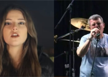 Τέμπη: Συγκλόνισε ο πατέρας της Φραντζέσκας Μπέζα στη συναυλία για τα θύματα