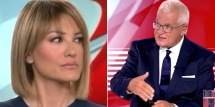 Alldaynews.gr Ένταση ανάμεσα σε Τζίμα και Πρετεντέρη στον αέρα του MEGA για τις υποκλοπές: «Ναι, αλλά εσύ δεν είσαι ο πρωθυπουργός» (video)