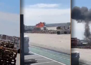 Alldaynews.gr Σοκαριστικό Βίντεο: Συνετρίβη μαχητικό F-18 στη Σαραγόσα