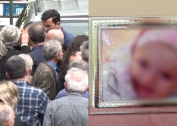 Κηδεία βρέφους στην Άρτα: Λιποθύμησε ο πατέρας όταν αντίκρισε το φέρετρο-«Θα μείνουμε δυνατοί, εγώ θα σε στηρίξω»[video]