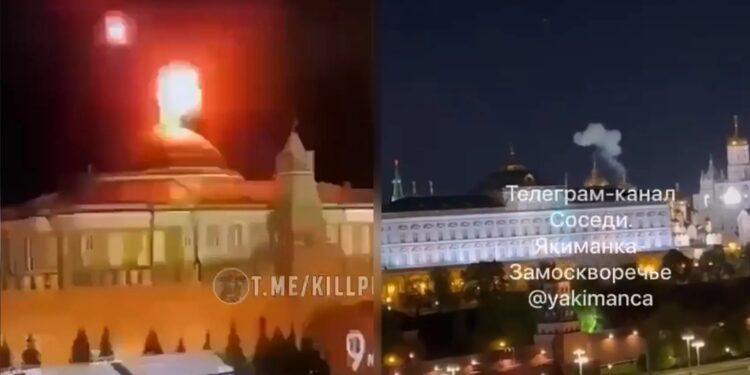 Απόπειρα δολοφονίας του Βλαντιμίρ Πούτιν τη νύχτα από drones της Ουκρανίας καταγγέλλει η Ρωσία (video)