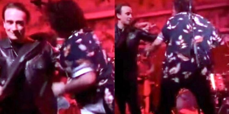 Alldaynews.gr Ξύλο ανάμεσα σε μέλη συγκροτήματος πάνω στη σκηνή: «Θα σε σκοτώσω» (video)