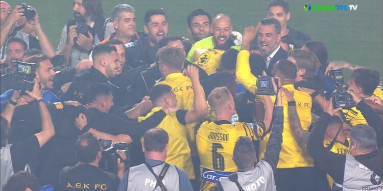 Alldaynews.gr Super League: Πρωταθλήτρια η ΑΕΚ μετά το 4-0 επί του Βόλου