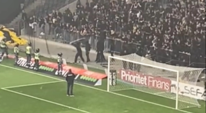 Άγρια επεισόδια στη Σουηδία: Μάχες οπαδών της ΑΙΚ με την αστυνομία (video)