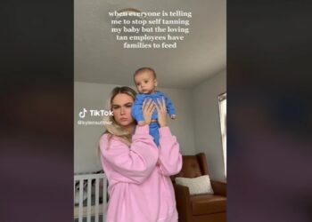 «Έκανε» μαύρισμα στο μωρό της για να ταιριάζει με την επιδερμίδα της – «Είσαι αηδιαστική μητέρα»