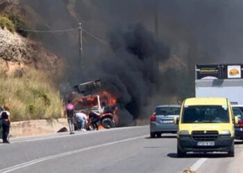 Φρικτό Τροχαίο: Νεκρός ο οδηγός-Βαριά τραυματισμένη η σύντροφός του[Σοκαριστικές Εικόνες]