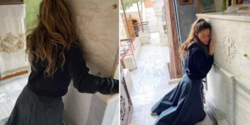 Alldaynews.gr Η Μαρία Μενούνος προσευχήθηκε στον Άγιο Νεκτάριο στην Αίγινα – «Μόλις γονάτισα άκουσα χτυπήματα»