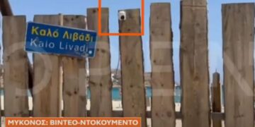 Alldaynews.gr Ό,τι θέλουν κάνουν στη Μύκονο: Beach Bar είχε σηκώσει φράκτη με κάμερες και μικρόφωνα – Καταγγελία δικηγόρου (video)