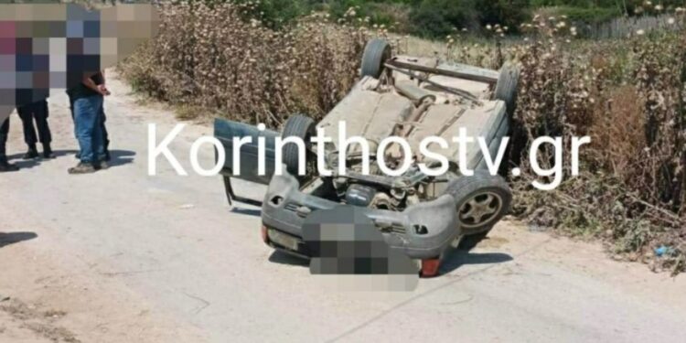 Alldaynews.gr Θανατηφόρο τροχαίο έξω από το Κόρινθο – Νεκρός οδηγός από ανατροπή ΙΧ
