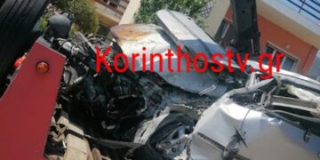 Φρικτό τροχαίο στο Ξυλόκαστρο-Ενας νεκρός[photos]