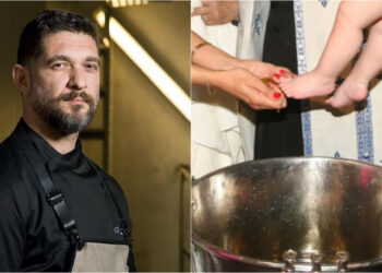 Πάνος Ιωαννίδης: Δείτε φωτογραφίες από τη βάφτιση του γιου του στο Πήλιο