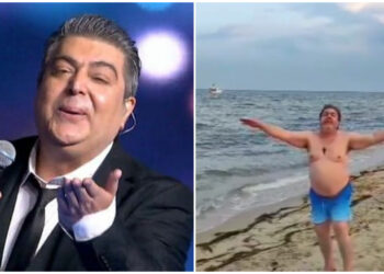 Viral ο Σώτης Βολάνης: Τραγουδάει acapella και χωρίς μπλούζα στη παραλία (video)