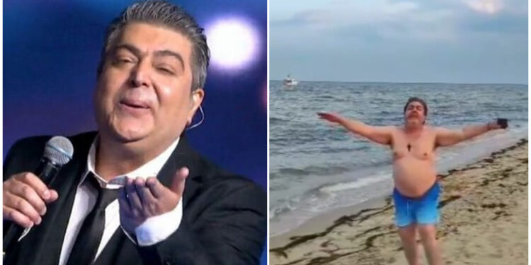 Alldaynews.gr Viral ο Σώτης Βολάνης: Τραγουδάει acapella και χωρίς μπλούζα στη παραλία (video)