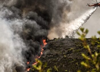 Alldaynews.gr Τρaγική Εξέλιξη με την Φωτιά στο Λουτράκι: «Πλησιάζει στα διυλιστήρια», λέει ο αντιπεριφερειάρχης Κορινθίας