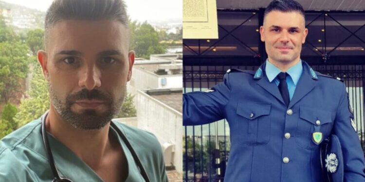 Alldaynews.gr Κωνσταντίνος Μαρής: “Καμιά φορά μπερδεύω τις στολές”: Το πρωί υπαρχιφύλακας, το βράδυ φοιτητής ιατρικής