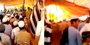 Σοκαριστικό Βίντεο: Η στιγμή που βομβιστής aυτοκτονίας aνατινάζετaι σε προεκλογική εκδήλωση – Τουλάχιστον 44 νεκροί