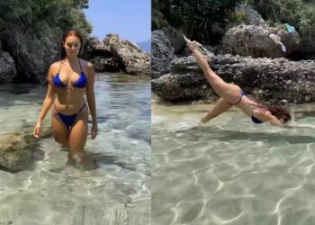 Η Βρισηίδα Ανδριώτου με ένα μικροσκοπικό μπιkίνι σε ένα μέρος που όλοι ψάχνουν να βρουν (φωτο, video)