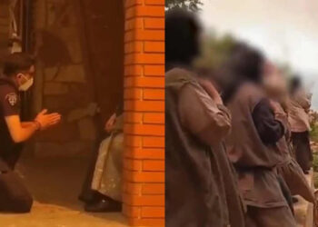 Alldaynews.gr Καρέ καρέ η προσπάθεια των αστυνομικών να εκκενώσουν μοναστήρι με μοναχές στη Μάνδρα – Ψέλνουν βλέποντας τη φωτιά