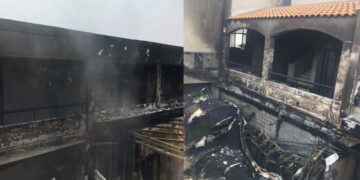 Φωτιά στη Ρόδο: Στάχτες έγινε το ξενοδοχείο Rodos Princess