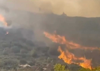 Μεγάλη φωτιά και στην Κέρκυρα – Εκκενώνονται πέντε περιοχές (φωτο, video)