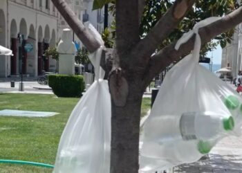 Καύσωνας: Εθελοντές μάγειρες μοίρασαν δροσερό νερό και φρούτα στους άστεγους της Θεσσαλονίκης