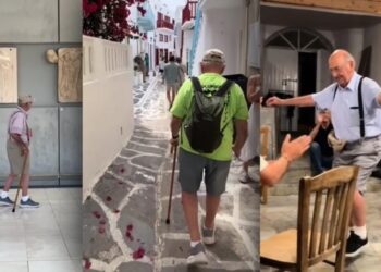 Ομογενής 89χρονος έρχεται για πρώτη φορά στην Ελλάδα – Το διασκεδάζει & γίνεται viral σε Newsweek και TikTok