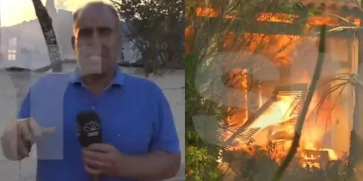 «Έδωσα τον προσωπικό μου αγώνα για να γλιτώσω το σπίτι μου»: Συγκλονίζει ο ρεπόρτερ Βαγγέλης Γκούμας για τη φωτιά
