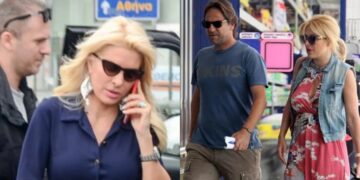 Κακά μαντάτα για τη Μενεγάκη: «Παγώνει» τις διακοπές στην Άνδρο, γύρισε άρον-άρον στην Αθήνα η παρουσιάστρια