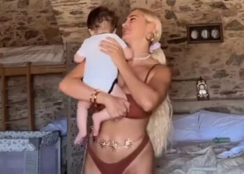 Η Ιωάννα Τούνη γιορτάζει χορεύοντας με τον «Νουνίτο» – Έγινε 6 μηνών ο γιος της (φωτο, video)