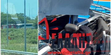 Alldaynews.gr Λεωφορείο συγκρούστηκε μετωπικά με ΙΧ σε παράπλευρη προς Αθήνα – Απεγκλωβίστηκαν δύο άνδρες χωρίς τις αισθήσεις τους (φωτο, video)