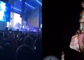 Τρελό σκηνικό σε συναυλία της Lana Del Rey: Οι θεατές χτυπήθηκαν από μυστηριώδες ενεργειακό κύμα και σωριάστηκαν στο έδαφος (video)