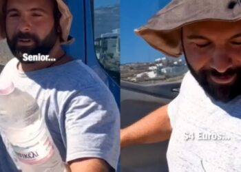 Μυκονιάτης έδωσε ένα μπουκάλι νερό και τέσσερα ευρώ σε άνθρωπο που ζήτησε βοήθεια: Αυτό που ακολούθησε δεν το περίμενε κανείς[video]