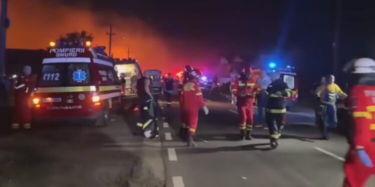 Κόλαση στη Ρουμανία: Ένας νεκρός και 33 τραυματίες από εκρήξεις σε πρατήριο καυσίμων[video]
