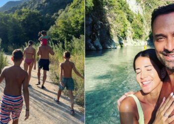 Γιώργος Λιανός: Διακοπές με τα τέσσερα παιδιά του στον Ποταμό Αχέροντα