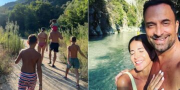 Alldaynews.gr Γιώργος Λιανός: Διακοπές με τα τέσσερα παιδιά του στον Ποταμό Αχέροντα