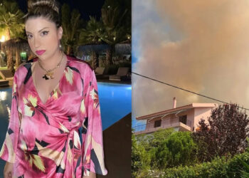 Δύσκολες ώρες για τη Μελίνα Μακρή – Η φωτιά πλησιάζει το σπίτι της
