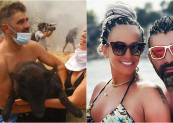 Τάσος Μπαλάσκας: ”Έχασε” πριν 3 μήνες την σύζυγό του στην Καππαδοκία και τώρα έσωσε δεκάδες ζωές στην Πάρνηθα – Δείτε φωτογραφίες