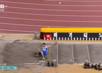 Το κρατούσε για το τέλος: Το «χρυσό» άλμα του Τεντόγλου στην τελευταία προσπάθεια (video)