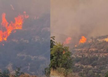 Μεγάλη φωτιά στην Κύπρο είναι εκτός ελέγχου – Ζητήθηκε εκκένωση στην Άλασσα και ευρωπαϊκή βοήθεια