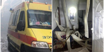 «Κόλαση» από έκρηξη φιάλης υγραερίου – Με εγκαύματα μάνα και η 11χρονη κόρη της (φωτο)