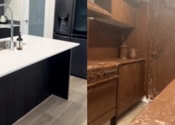 Απίστευτος τύπος άλειψε όλη τη κουζίνα με σοκολάτα: «Πάντα ήθελα ένα σπίτι από σοκολάτα» (video)