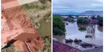 Alldaynews.gr Αποκάλυψη! «Για αυτό πλημμύρισε ο Παλαμάς» – Η εικόνα που αποδεικνύει το σπάσιμο του αναχώματος στον ποταμό