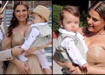 Λάμπουν από ευτυχία: Παραμυθένια βάφτιση για Νάργες-Σαντικάι – Αλέξανδρος είναι το όνομα που έδωσαν στο γιο τους