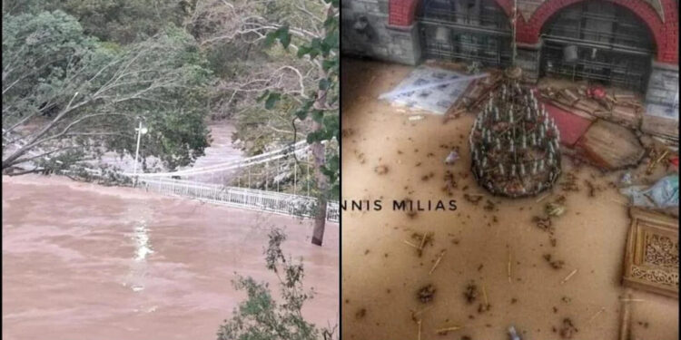 Θλίψη για την Ορθοδοξία: Ο Πηνειός «κατάπιε» το ιστορικό προσκύνημα της Αγίας Παρασκευής στα Τέμπη