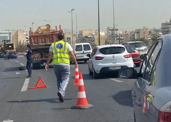 Κηφισό τροχαίο φορτηγό