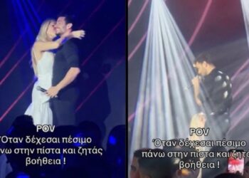 Βρέθηκε η κοπέλα που παρενόχλησε στη σκηνή τον Βαγγέλη Κακουριώτη: «…Δεν θυμάμαι τίποτα» (video)