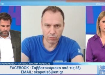 Το 2λεπτο ξέσπασμα κατοίκου στον Παλαμά live στην ΕΡΤ: «Σε κάθε καταστροφή καλύπτετε τα καθάρματα» (vid)