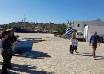 Παρέλαση 28η Οκτωβρίου: Παρέλασε ο μοναδικός μαθητής στους Αρκιούς