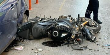 Φρικτός θάνατος μοτοσικλετιστή σε τροχαίο στο κέντρο της Λάρισας![Φωτογραφίες]